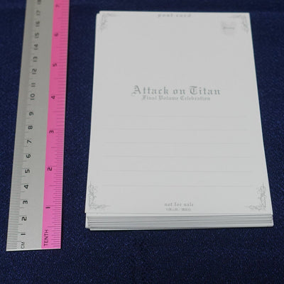 Attack on Titan The Last Episode 139 Image Complete Post Card Hajime Isayama