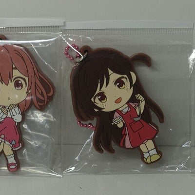 Kanojo, Okarishimasu Rent-A-Girlfriend Rubber Key Chain Set A