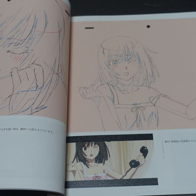 Bakemonogatari Key Animation Note Ge 4 books total 1200page