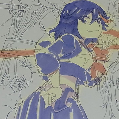 Sushio Kill la Kill art book 4 set and 2 fan art book