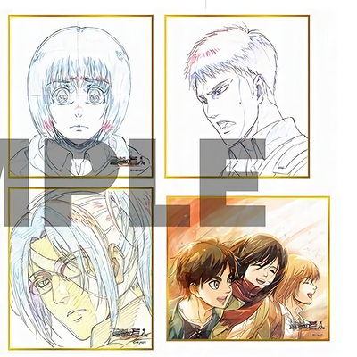 WIT STUDIO Attack on Titan Season3 Print Shikishi Art Board Set C97