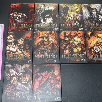 Japanese Animation OVA HELLSING DVD 1-10 COMPLETE SET