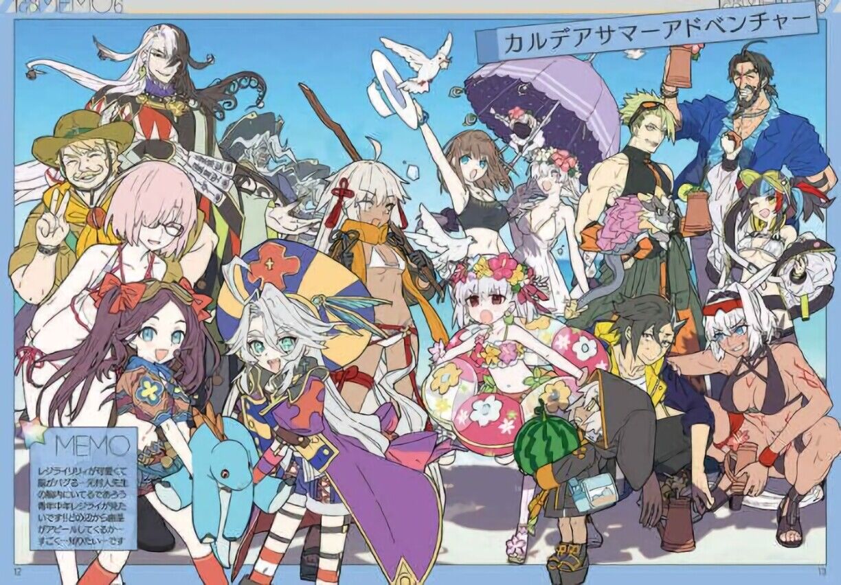 C99 WADA ARCO Fate FGO Fan Art Book Fate GO MEMO 6 Wadamemo