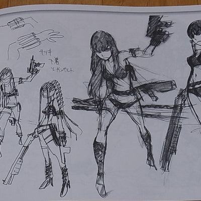 THE ART OF KLK Vol.1-3 Complete Set Kill la Kill Design art Book 148page