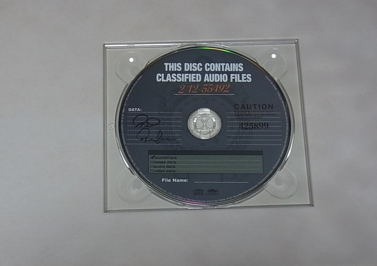 BIOHAZARD RE2 Art Book Ben's File & Special Sound Track CD RESIDENT EVIL