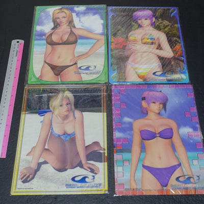 DEAD OR ALIVE XTREME BEACH VOLLEY BALL PVC Art Board 4 Set DOA