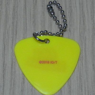 Movie FLCL Progre Altana Privilege Pick Key Chain Yellow