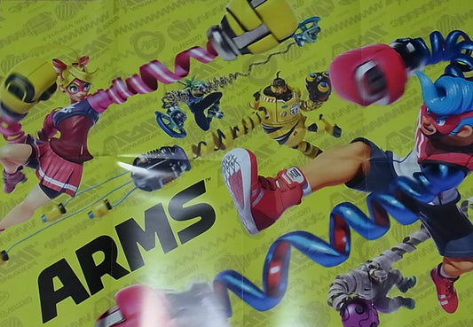 Mario Odyssey & Arms Big Size Reversible Poster