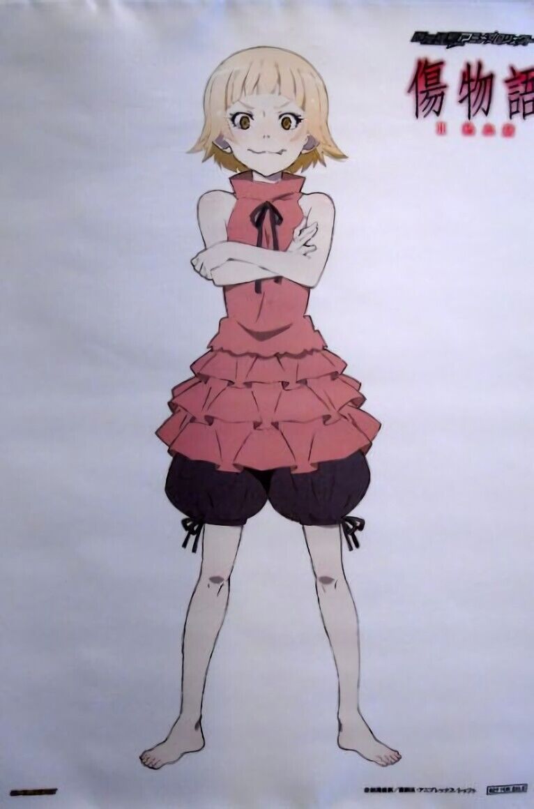 Bakemonogatari 42 x 29 cm Tapestry Kizukmonogatari Nekketsu hen