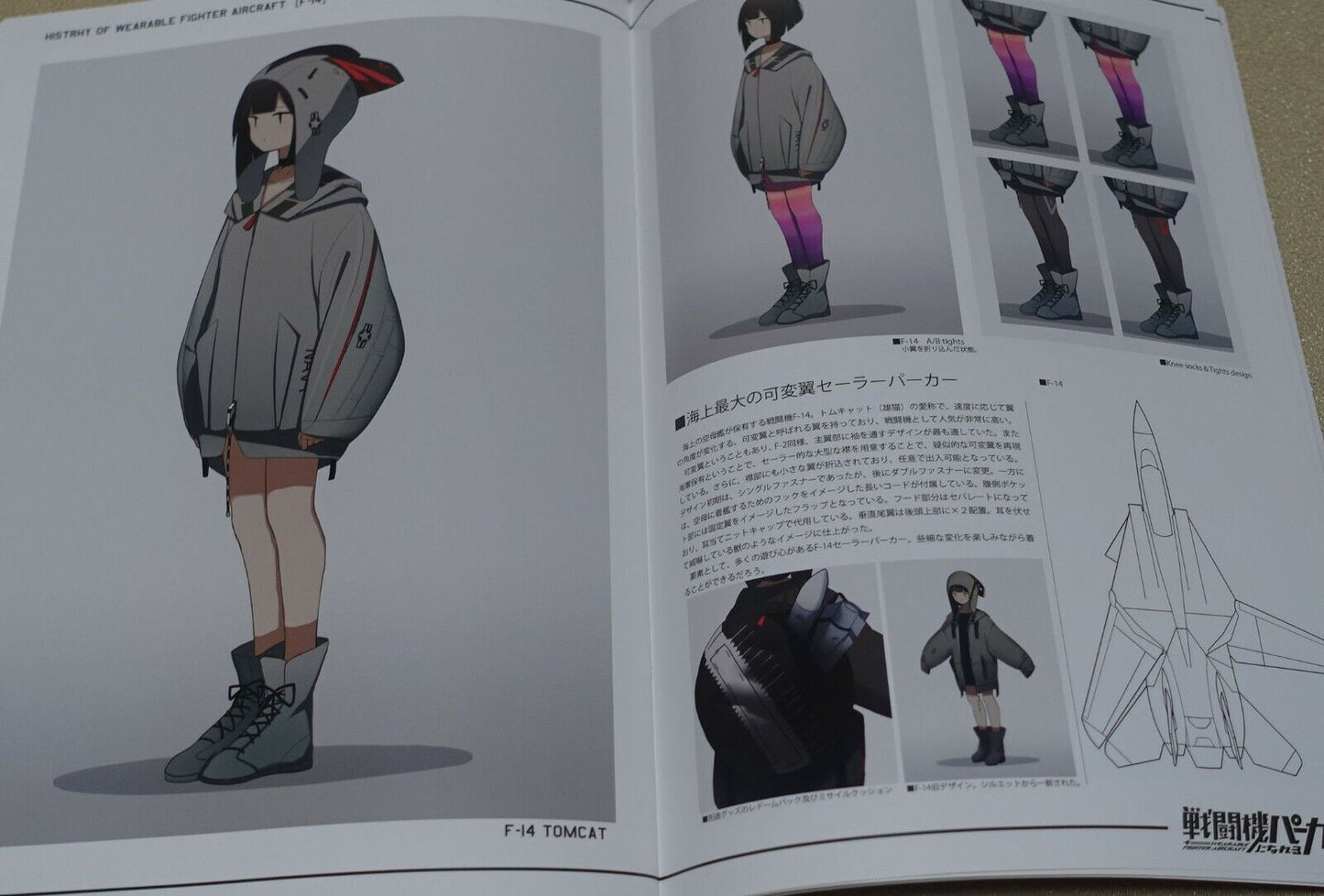 Illumina Fighter Image Hoodie Girl Color Art Book Sentouki ni Nareru Parker