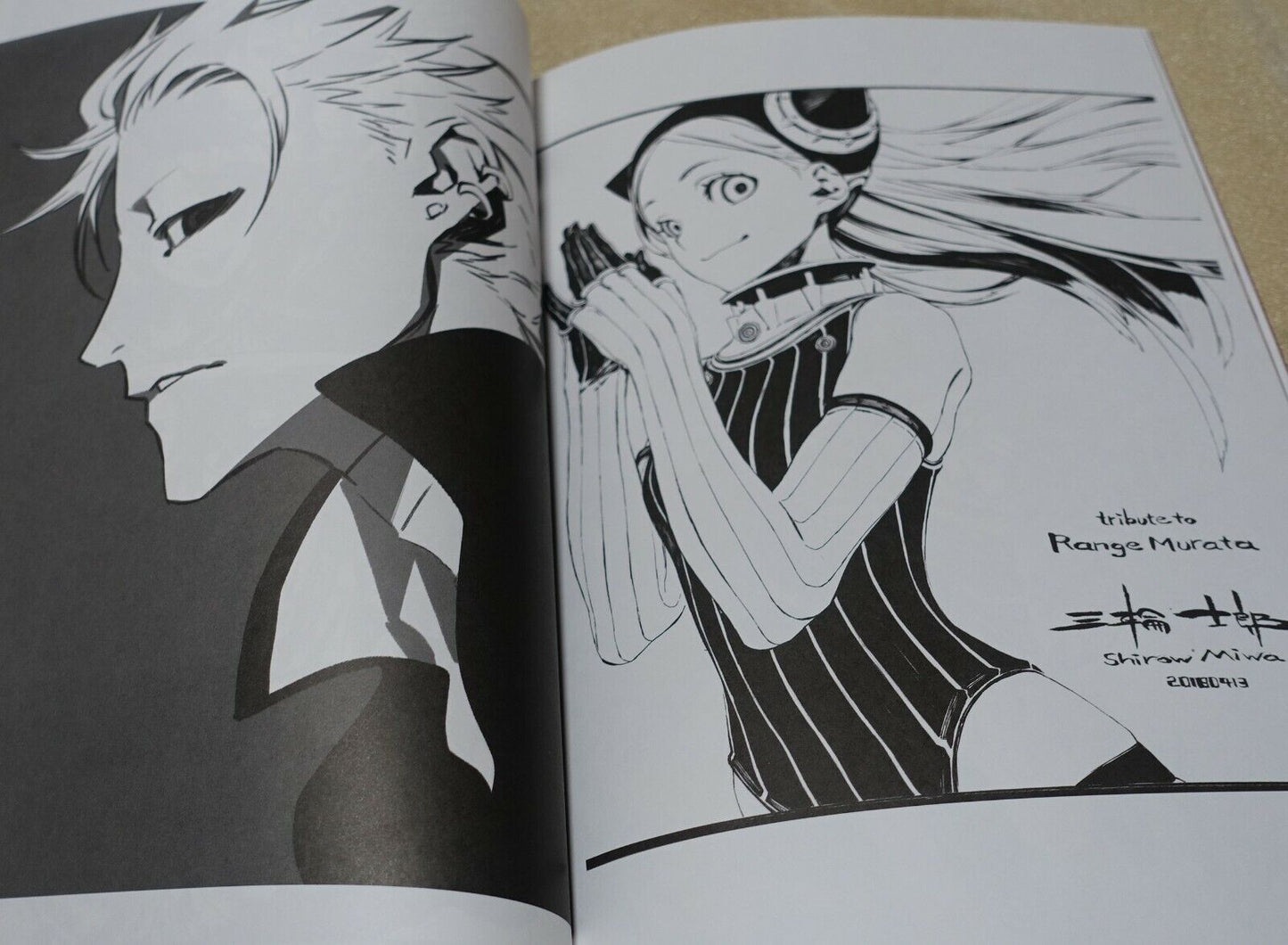 Shirow Miwa ILLUSTRATION ART BOOK M3W VER.16 Side C + M