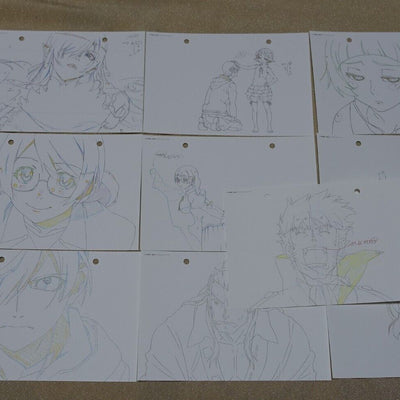 SHAFT Kizumonogatari Mini Print Key Frame Art Sheet Set B Bakemonogatari