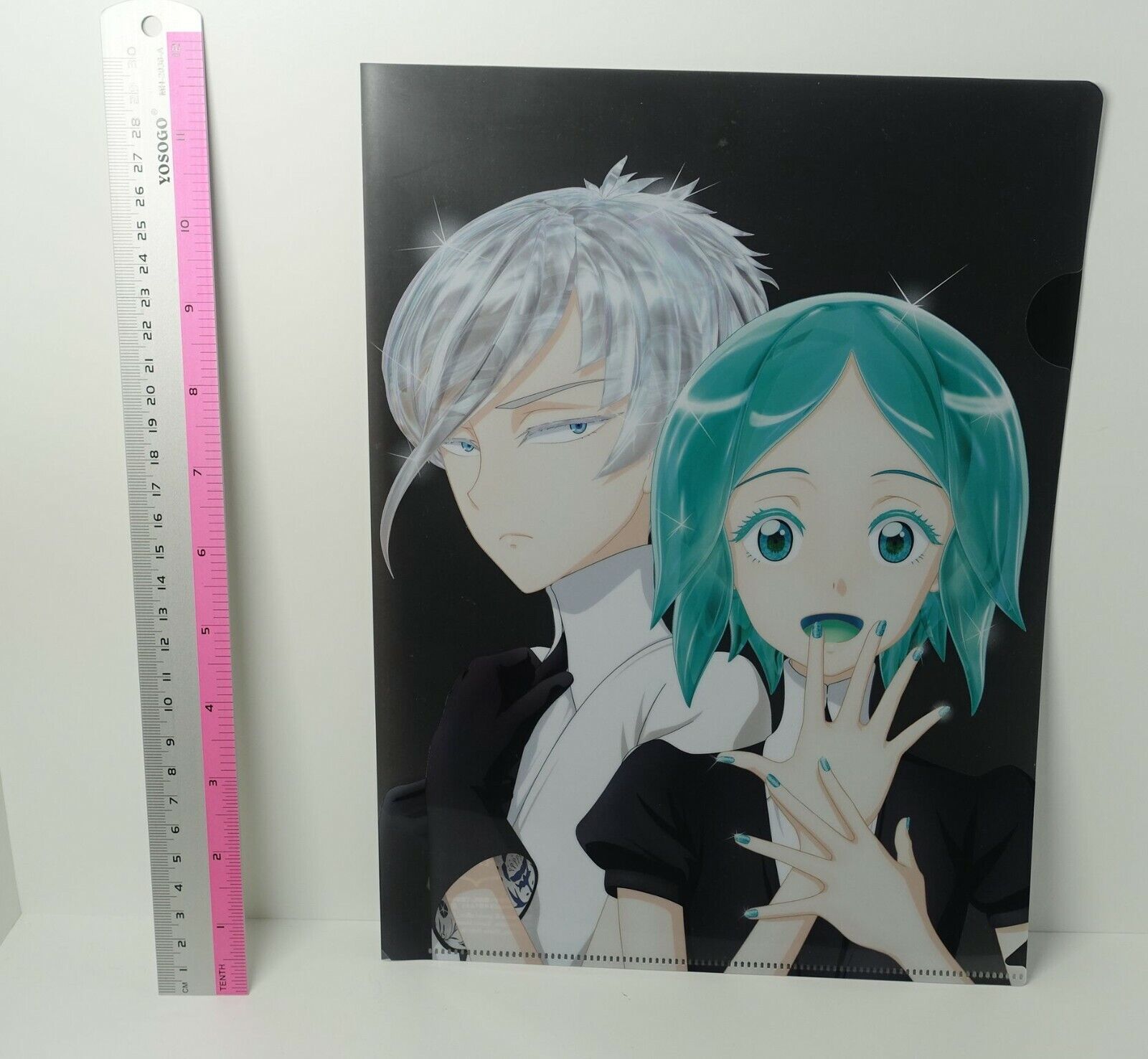 Houseki no Kuni Land of the Lustrous PVC Art Sheet PHOSPHOPHYLITE & ANTARCTICITE