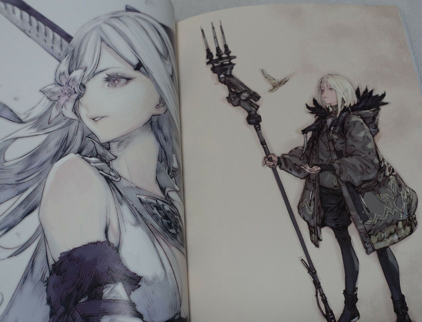 C99 Raita Kazama Nier Automata Fan Art Book Endless End & PVC Art Sheet