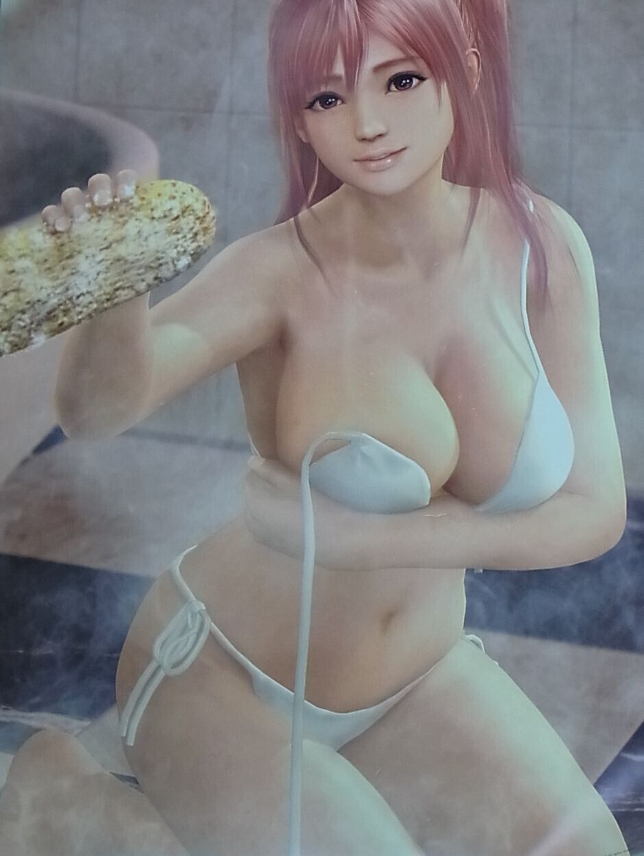 Dead Or Alive Xtreme 3 Privilege B2 BIG SIZE Bath Room POSTER Honoka