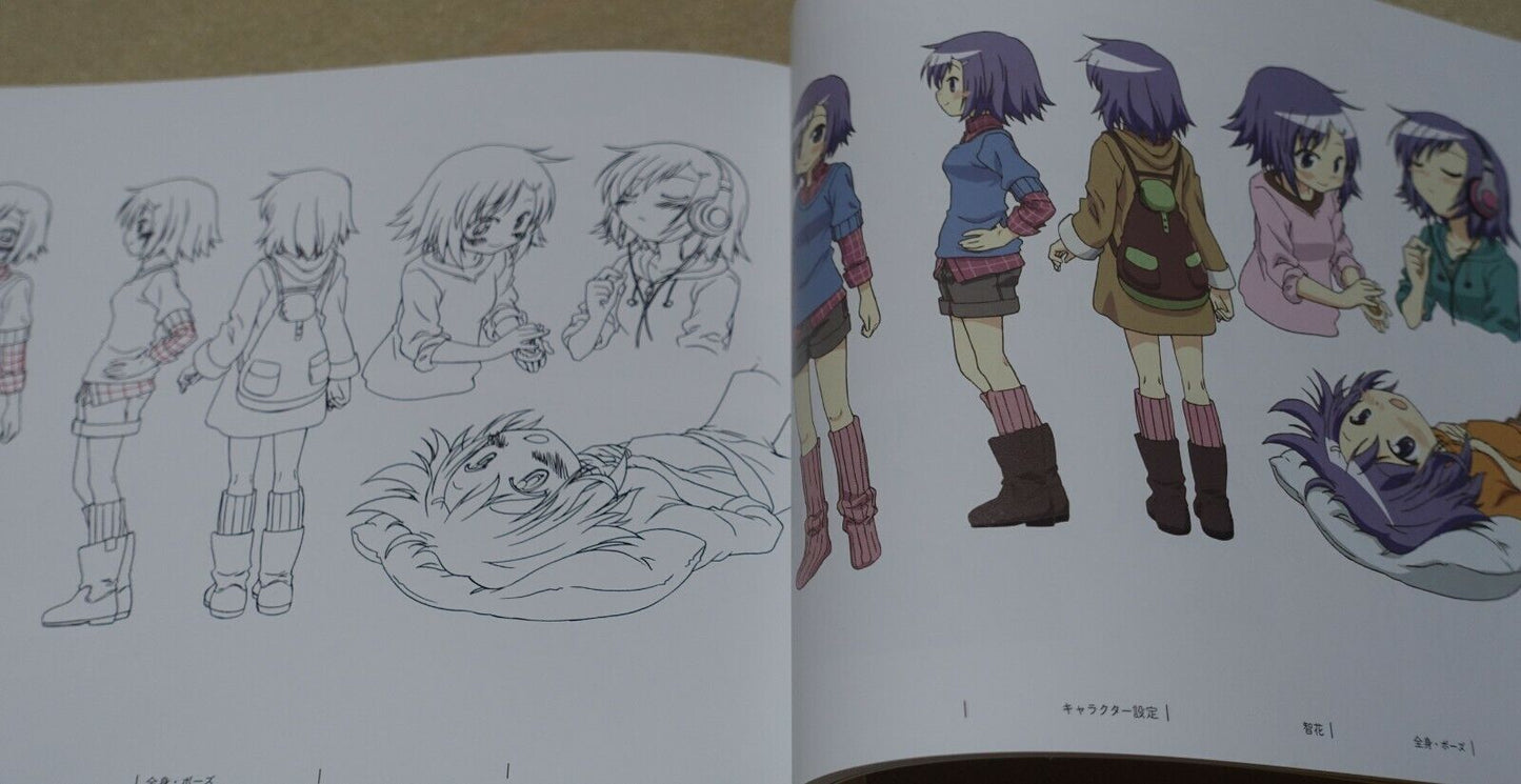 SHAFT Hidamari Sketch Production Note Desing & Setting Works Book 288 page