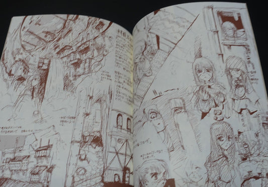 Honjou Raita Absolute Girl Illustration Art Book Scrap Cinema