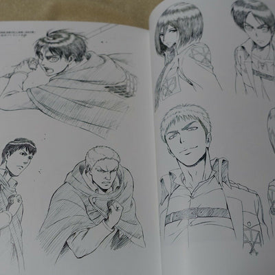Kyoji Asano Attack on Titan Cut Collection Art Book