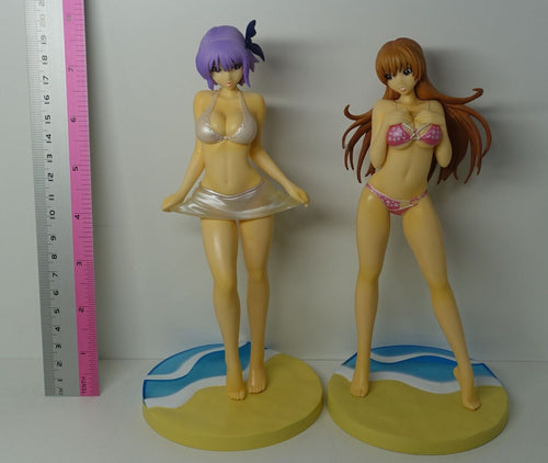 Dead Or Alive Extra Summer Beach Figure Statue Set Kasumi & Ayane DOA no box