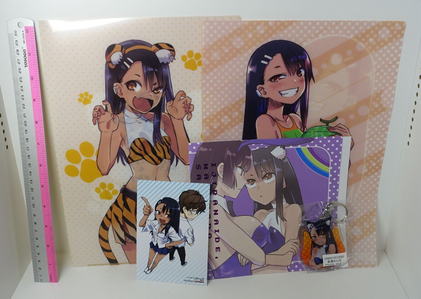 Don't Toy With Me, Miss Nagatoro , PVC Art Sheet Book Cover Art Card Key Chain