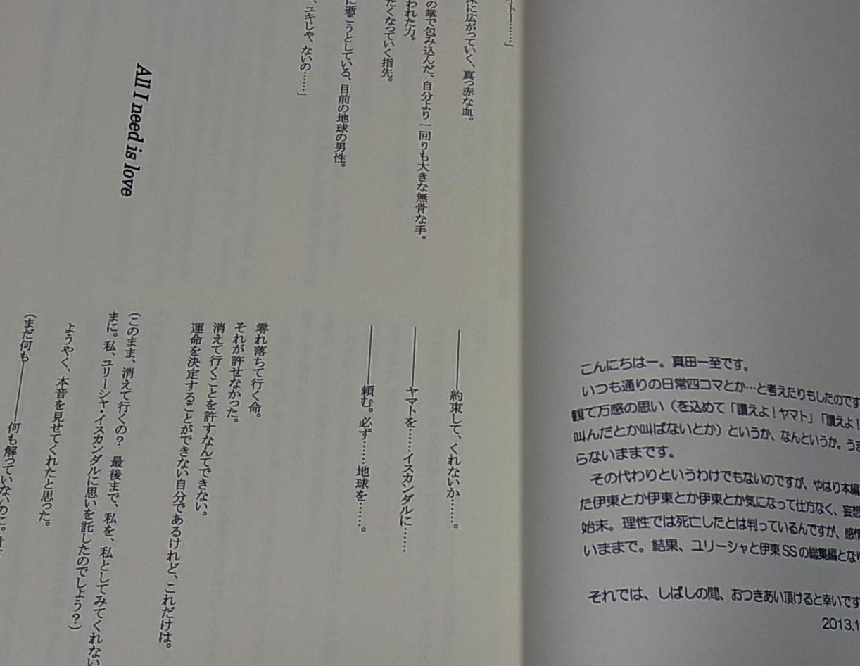 ryuzu Space Battleship Yamato 2199 Fan Doujinshi Novel Star Blazers