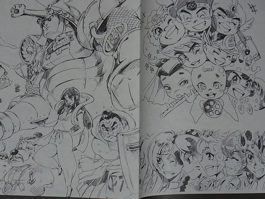 Nagi Raiun Bikkuriman Fan Art Book Bakushindou VERY RARE