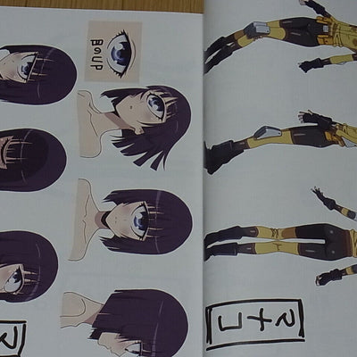 Monster Musume no Iru Nichijou Animation Setting Art Book vol.1-3 complete set