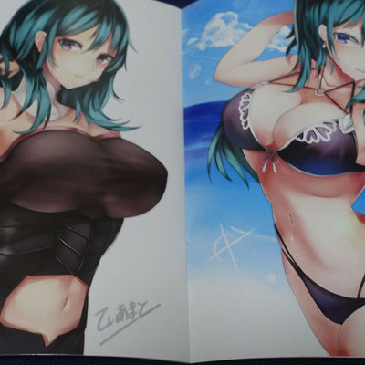 Tiamat Fire Emblem Fan Art Book Byleth only