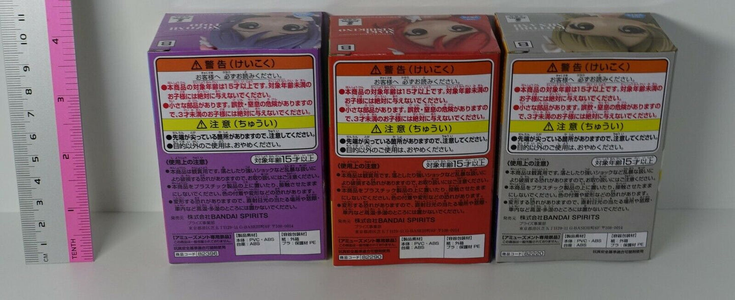 Banpresto Love Live! Qposket Petit Figure 3 Set Kotori Nozomi Maki
