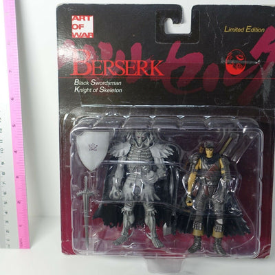 Art of War Berserk Guts Black Swordsman & Knight of Skelton Figure Statue Set