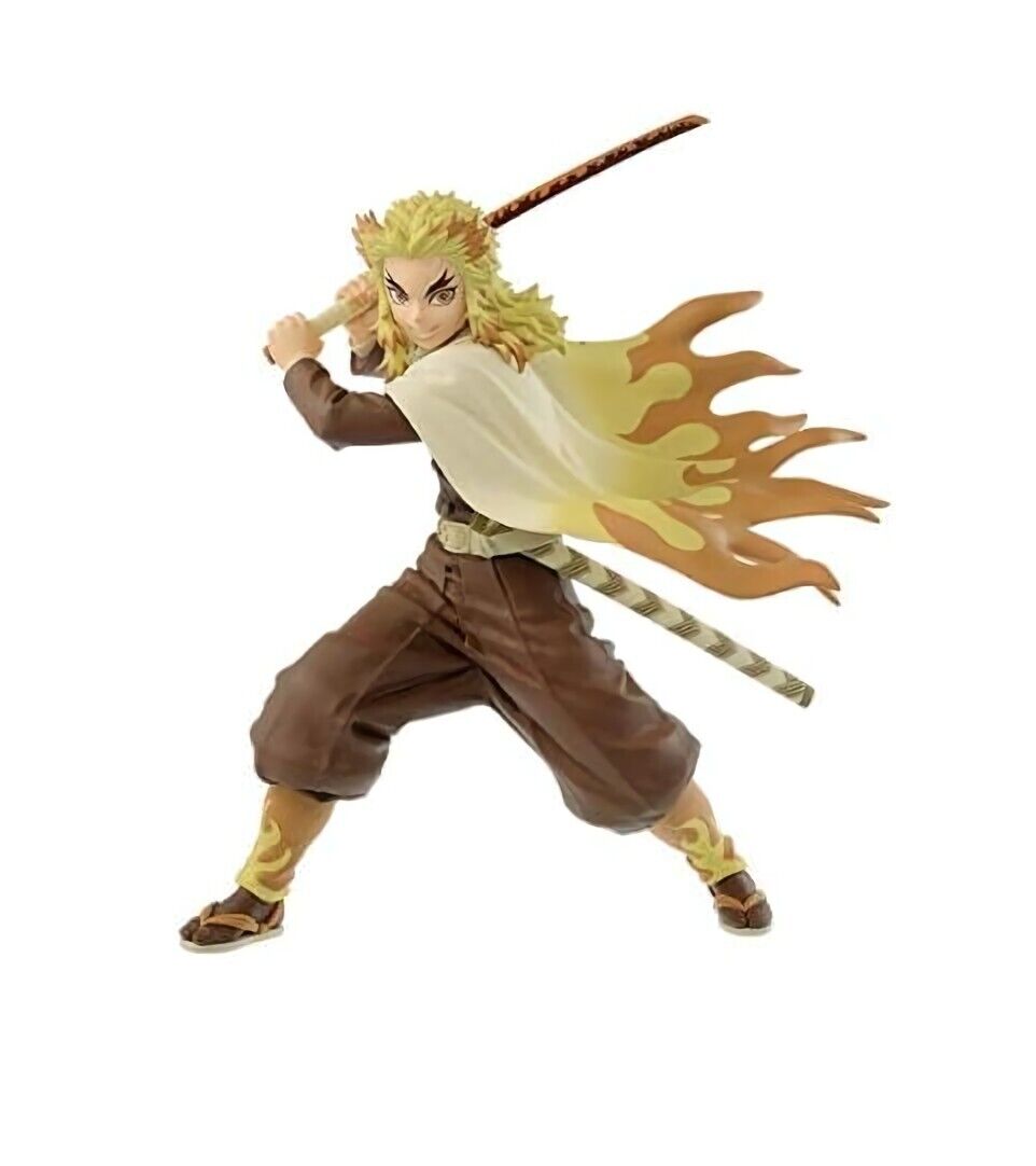Banpresto VIBRATION STARS Figure Statue Kyojuro Rengoku Demon Slayer Sepia Color