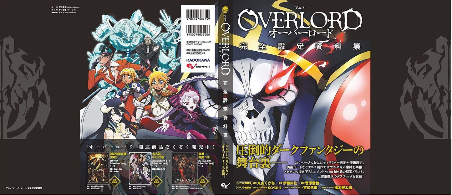 Anime Overlord Complete Setting Art Work Book