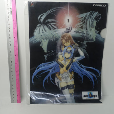Xenosaga 2 PVC Art Sheet Clear File Kos-Mos & Shion