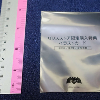 Taimanin Asagi Illustration Card 2nd Season Rare Card Kangoku Senkan Naomi Evans