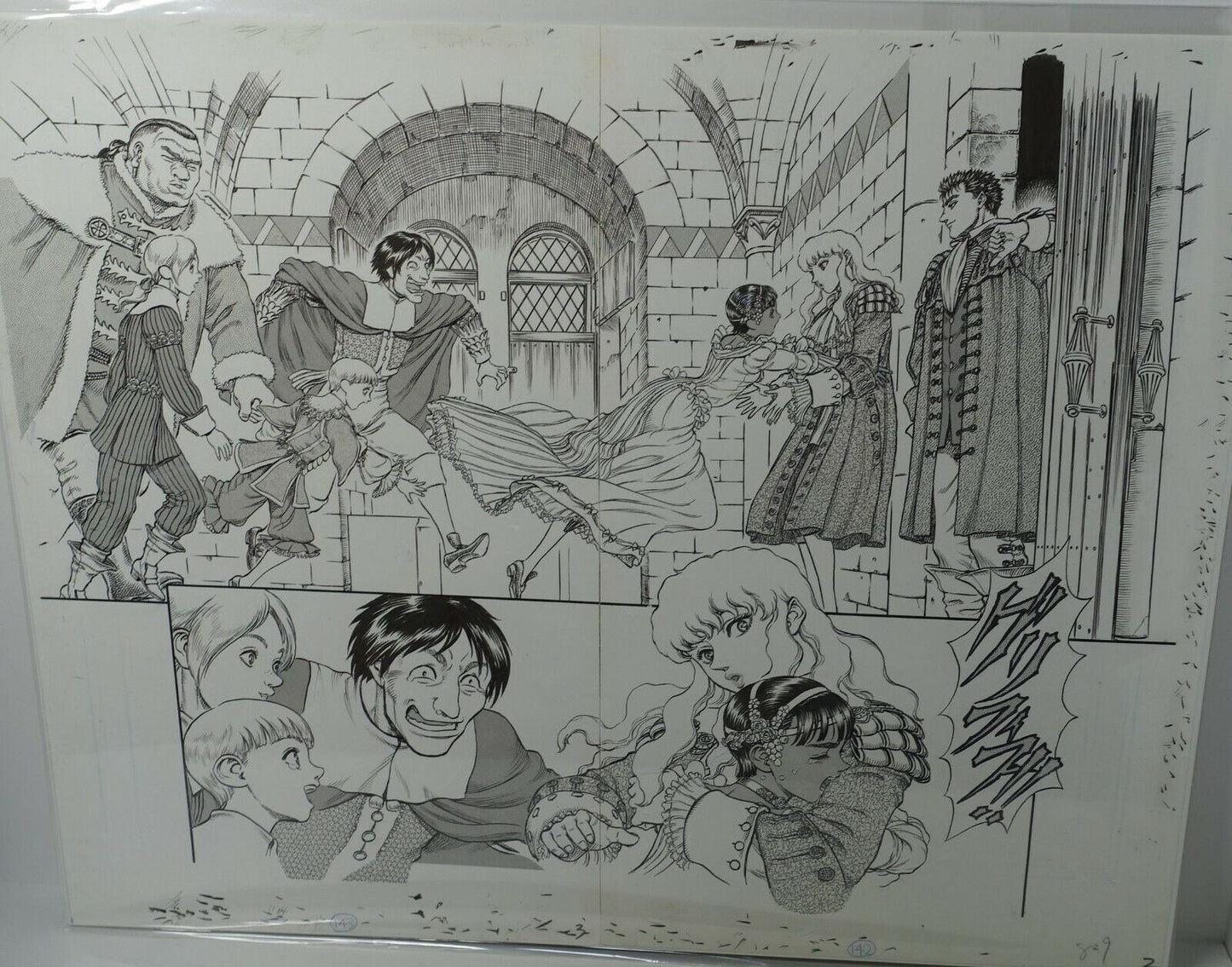 BERSERK Exhibition Item Reproduction of Original Picture Griffith & Fellows