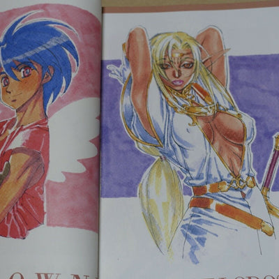 NOBUTERU YUKI Animation Art Work Book ANVIL3 ESCAFLOWNE Record of Lodoss War etc