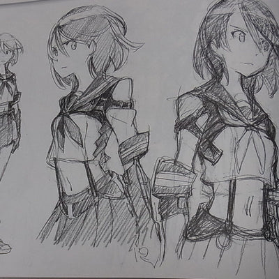 THE ART OF KLK Vol.1-3 Complete Set Kill la Kill Design art Book 148page