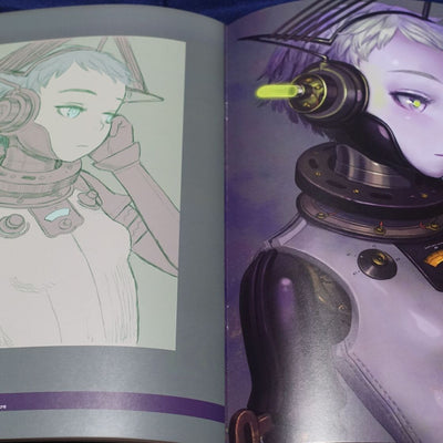 Range Murata Pasta's Estab Color Art Book & Stand Figure PVC Art Sheet Set C100