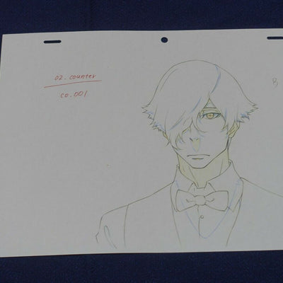 Animation DEATH BILLIARDS Print Key Frame Art Sheet Death Parade