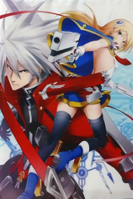 BlazBlue Chronophantasma Ragna & Noel 51x72 cm Size Tapestry Wall Scroll