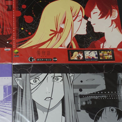 Bakemonogatari 42 x 29.5cm Poster Kizumonogatari 18 pieces set