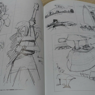 The FLCL Archives Illustration Design Work Key Frame Art 248page