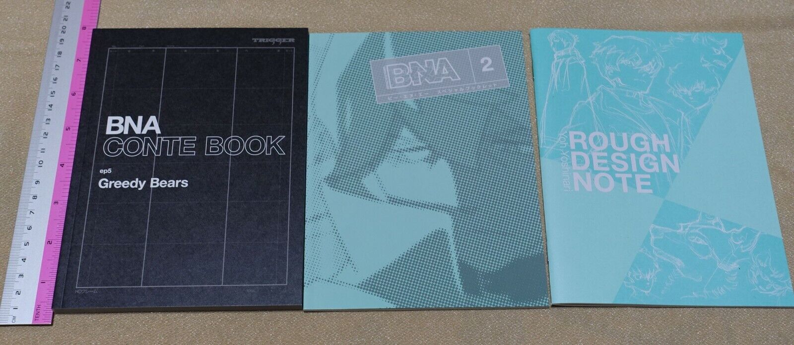BNA Animation Art Work Book 3 Set vol.2 Design Key Frame Story Board B.N.A