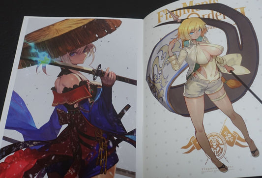 lack Fate Grand Order Color Fan Art Book Flagments Order 2 & Event Book Set
