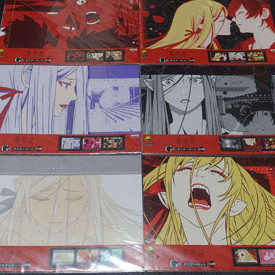 Bakemonogatari 42 x 29.5cm Poster Kizumonogatari 18 pieces set