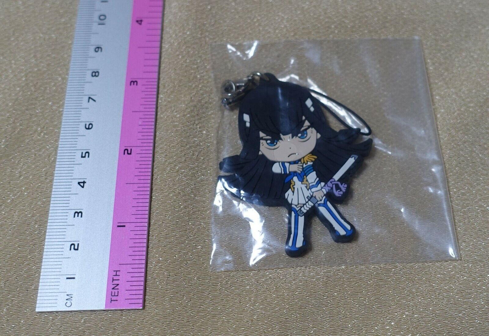 KILL LA KILL Kyun Chara Rubber Key Chain Satsuki Kiryuin