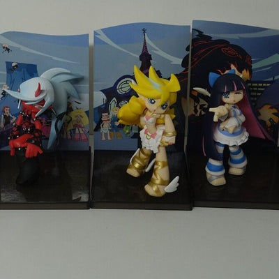 Panty and Stocking Brief Kneesocks Scanty 5 Figure Set no box