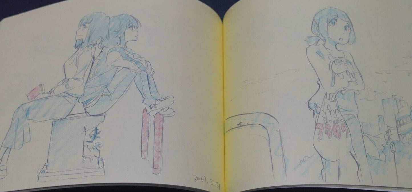 SUSHIO Kill la Kill Characters Art Book SUSHIOTAN 1-3 & LOVE LOVE KLKL & Sticker