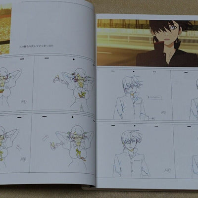 Kizumonogatari Tekketsu-hen Key Animation Note Art Book 308 page monogatari