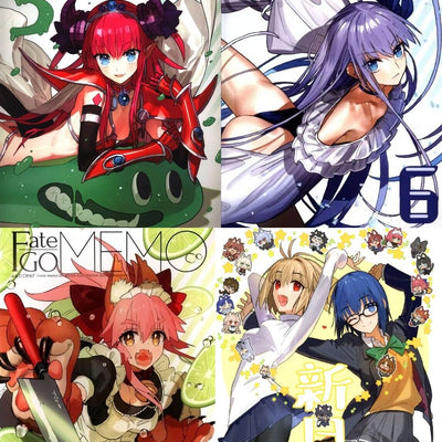 Wadamemo Arco Wada Fate Grand Order FGO & Tsukihime Fan Art Book 4 Set